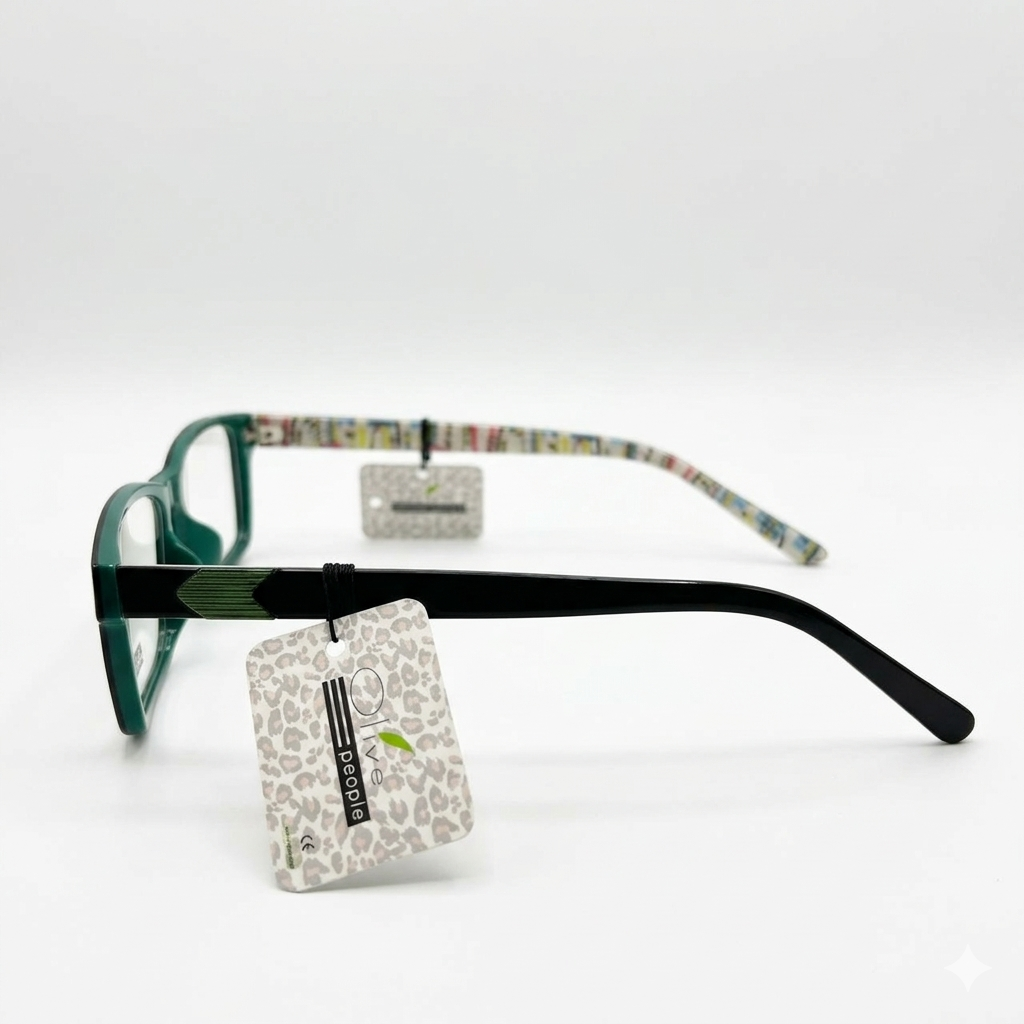 Armazón Oftálmico Olive People Olive-A4058 Negro/Verde