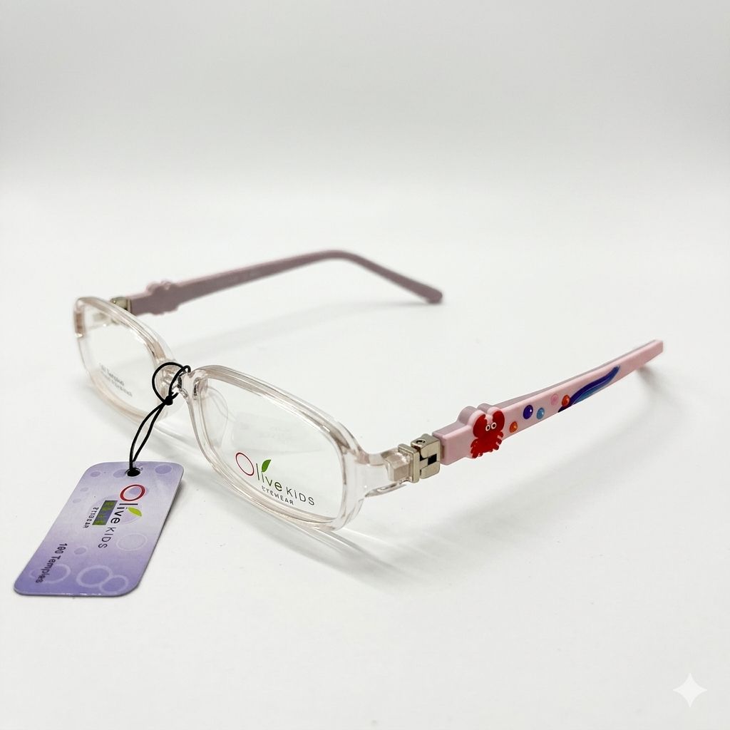 Armazón Oftálmico/Kids Olive Kids Kids-1517P Rosa/Transparente/Estampado
