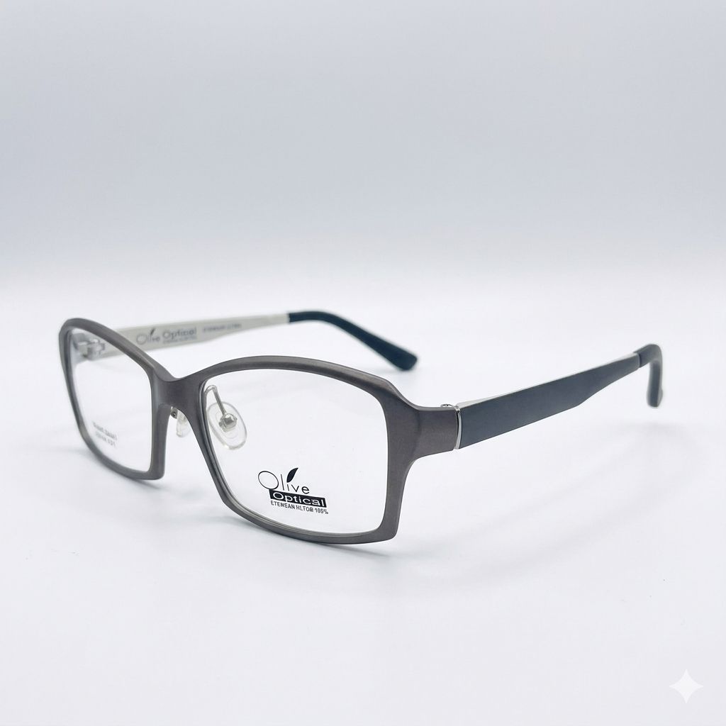 Armazón Oftálmico Olive Optical ultem-025 Gris/Blanco