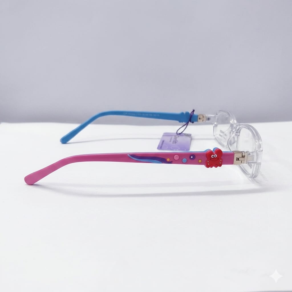 Armazón Oftálmico/Kids Olive Kids Kids-1517P Azul/Estampado/Transparente