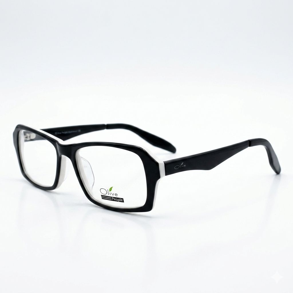 Armazón Oftálmico Olive People GD9015 Negro/Blanco