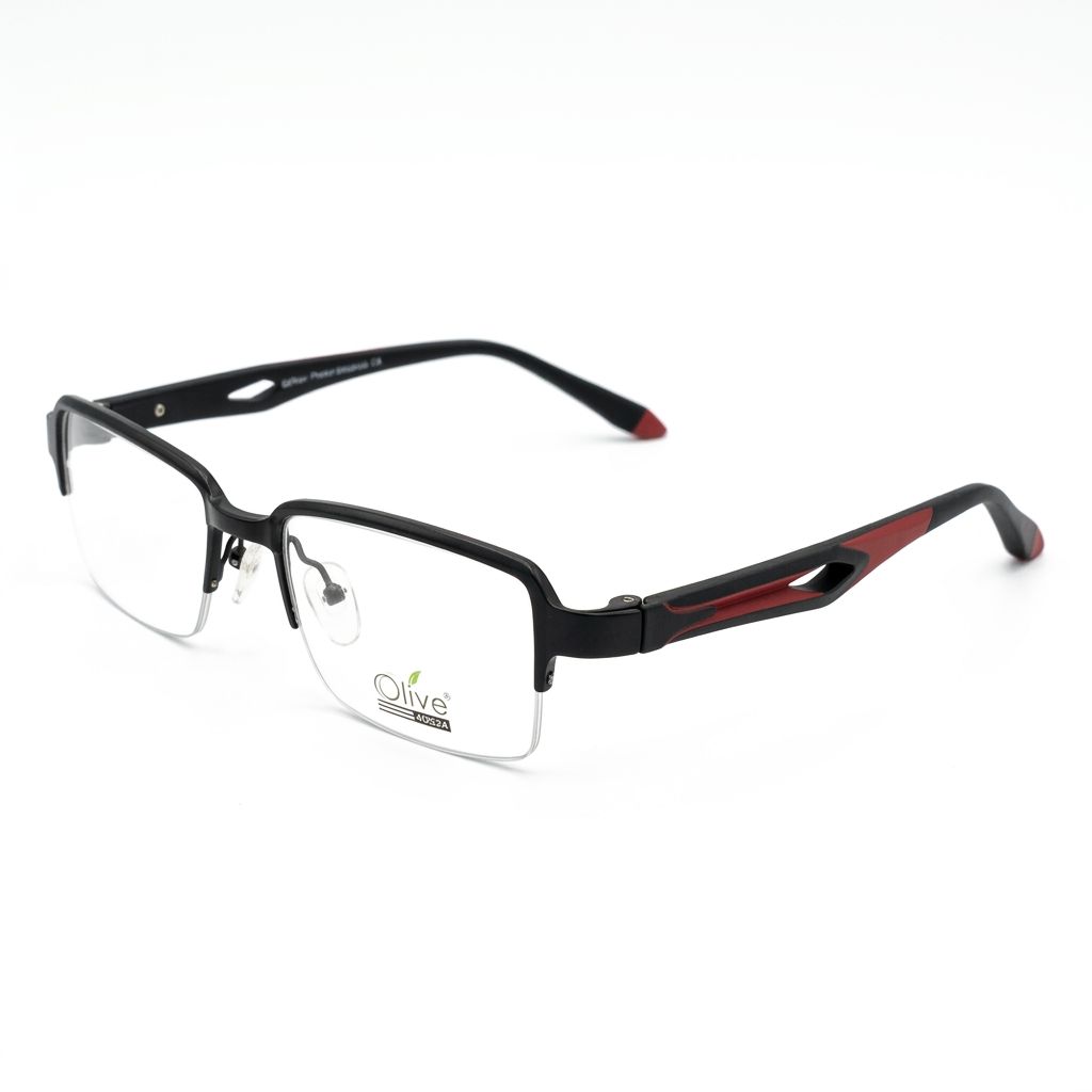 Armazón Oftálmico Olive People ALUMINUM-2002 Negro/Rojo
