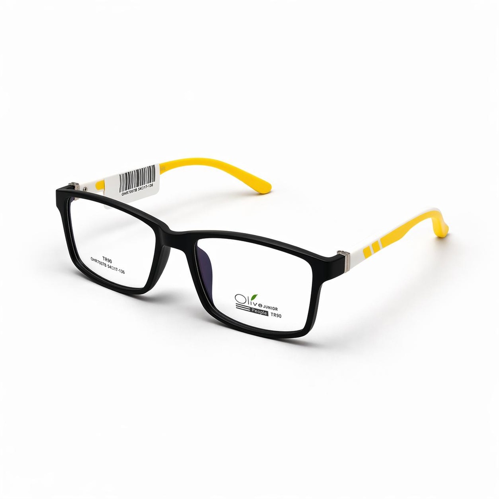 Armazón Oftálmico/Kids Olive People DHR7007B Negro/Amarillo/Blanco