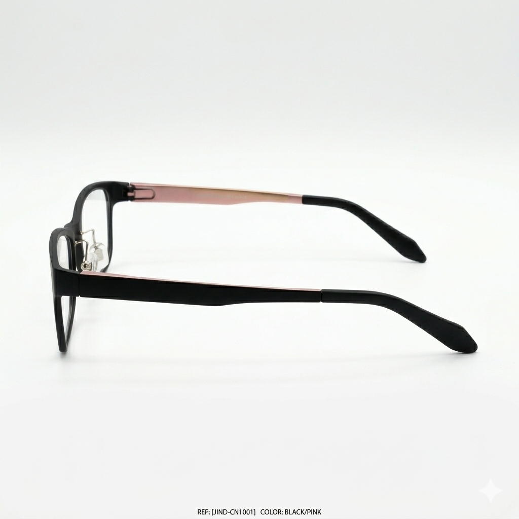 Armazón Oftálmico Olive Optical ultem-029 Negro/Rosa