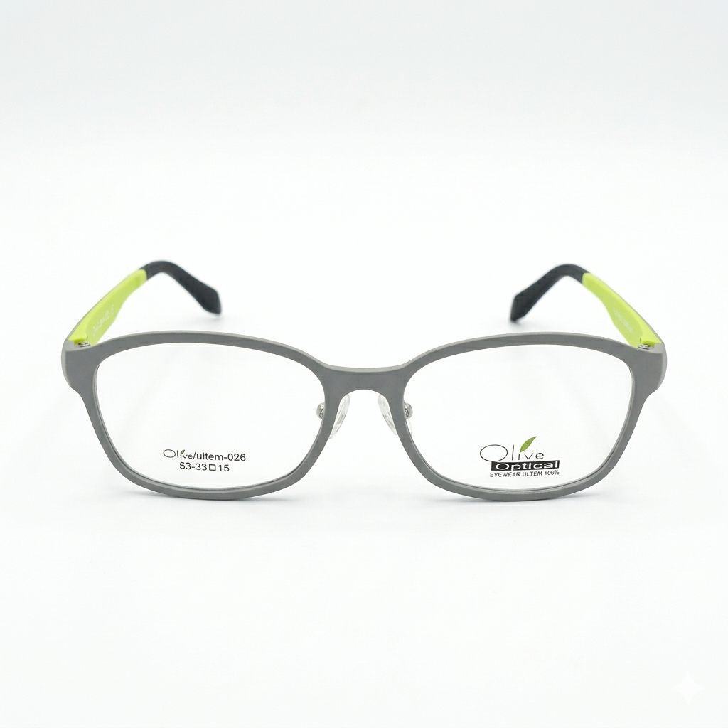 Armazón Oftálmico Olive Optical ultem-026 Gris/Verde