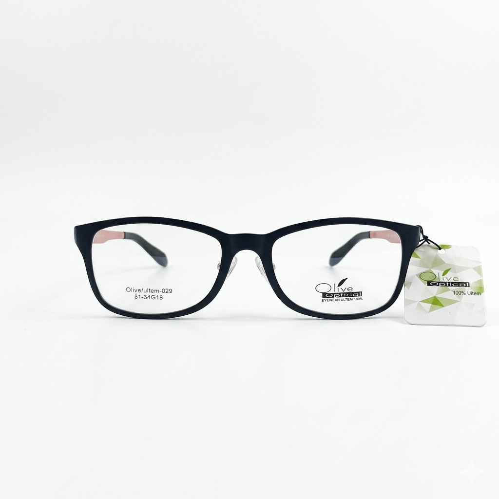 Armazón Oftálmico Olive Optical ultem-029 Negro/Rosa