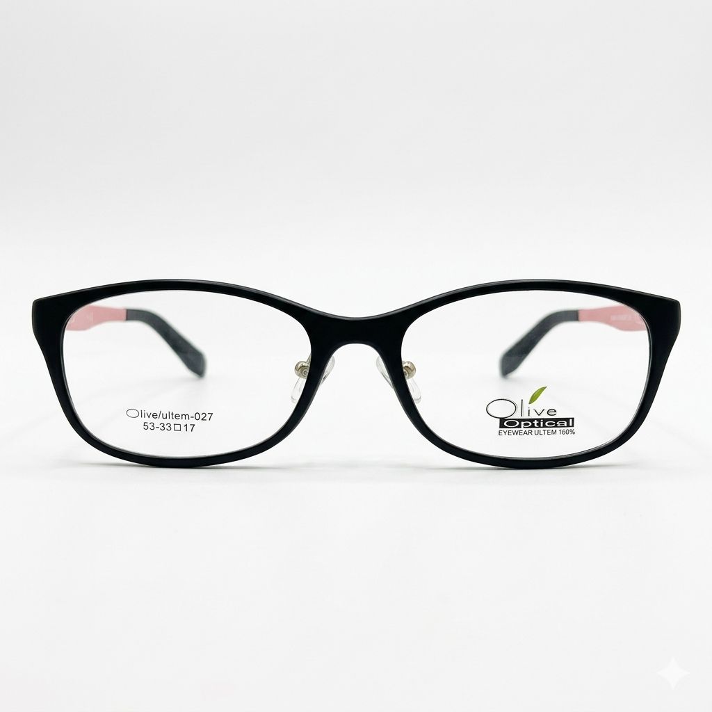 Armazón Oftálmico OLIVE ULTEM ultem-027 Negro/Rosa