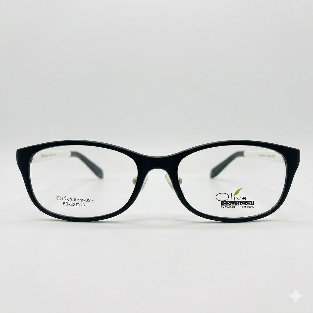 Armazón Oftálmico OLIVE ULTEM ultem-027 Negro/Blanco