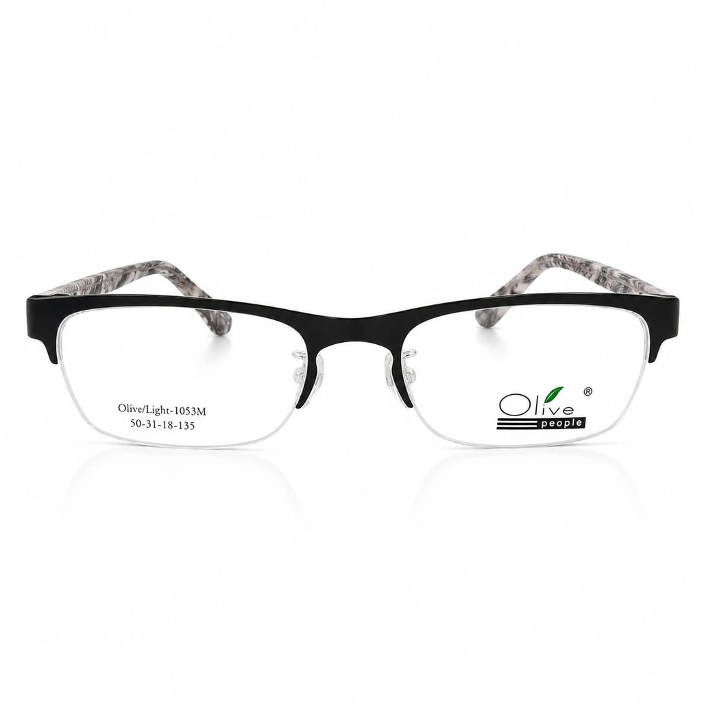 Armazón Oftálmico Olive People Light-1053M Negro/Estampado
