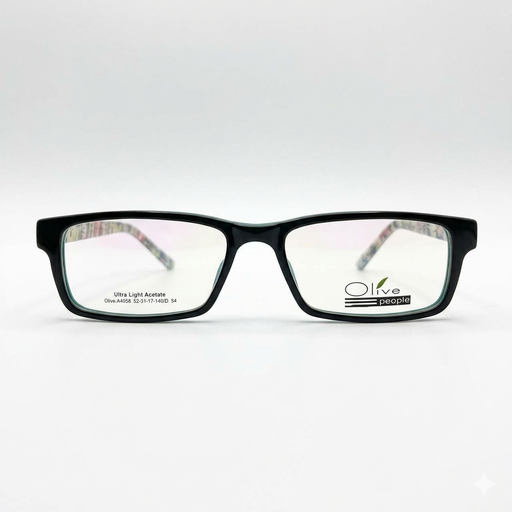 [AOLEOL58NEDE] Armazón Oftálmico Olive People Olive-A4058 Negro/Verde