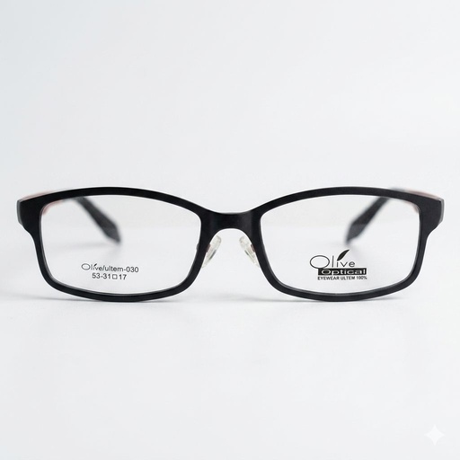 [AOLLUL30NESA] Armazón Oftálmico Olive Optical ultem-030 Negro/Rosa