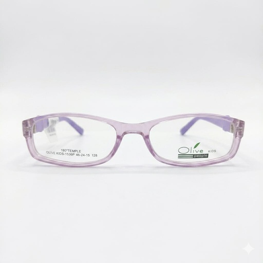[AOLSKI6PLIDO] Armazón Oftálmico/Kids Olive Kids KIDS-1536P Lila/Transparente/Morado/Estampado