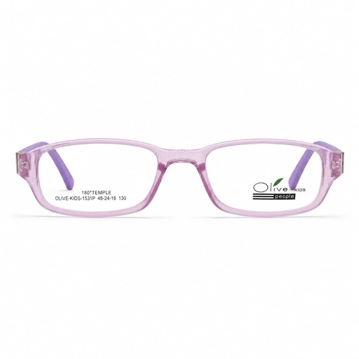 [AOLSKI5PMODO] Armazón Oftálmico/Kids Olive Kids KIDS-1535P Morado/Tansparente/Estampado